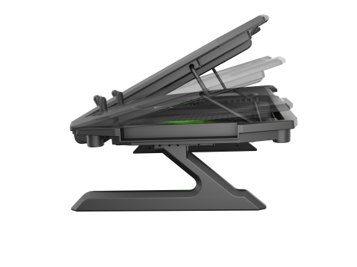 Genesis Oxid 850 Base refrigeradora RGB para portátiles hasta 17.3 pulgadas