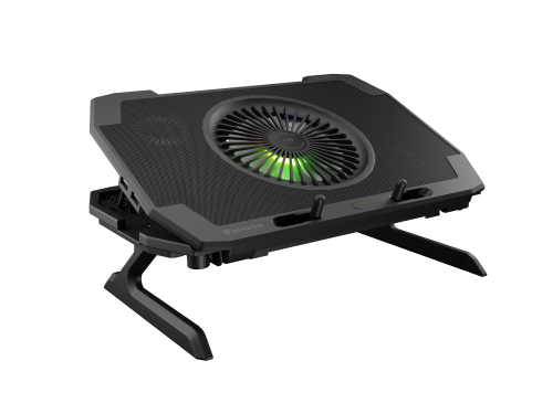 Genesis Oxid 850 Base refrigeradora RGB para portátiles hasta 17.3 pulgadas