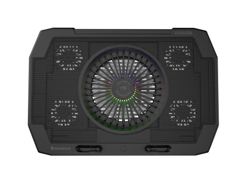 Genesis Oxid 850 Base refrigeradora RGB para portátiles hasta 17.3 pulgadas