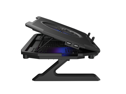 Genesis Oxid 850 Base refrigeradora RGB para portátiles hasta 17.3 pulgadas