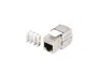 Lanberg KSF7-2000 Módulo Conector RJ-45 a LSA, 180° Plano, Acero Inoxidable, Cat7 FTP/F-UTP para Cable 22/26 AWG