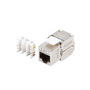 Lanberg Módulo Keystone RJ45 180° FTP Cat.7 sin Herramientas - Negro