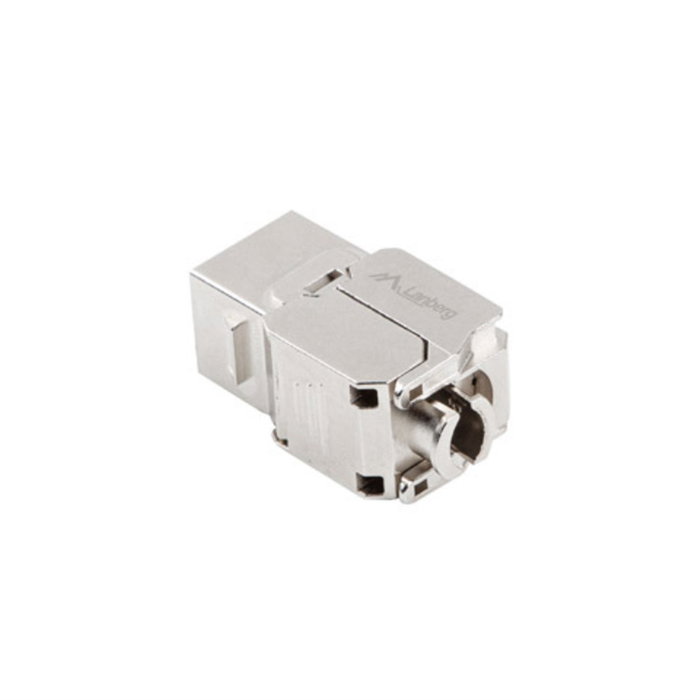 Lanberg Módulo Keystone RJ45 180° FTP Cat.7 sin Herramientas - Negro