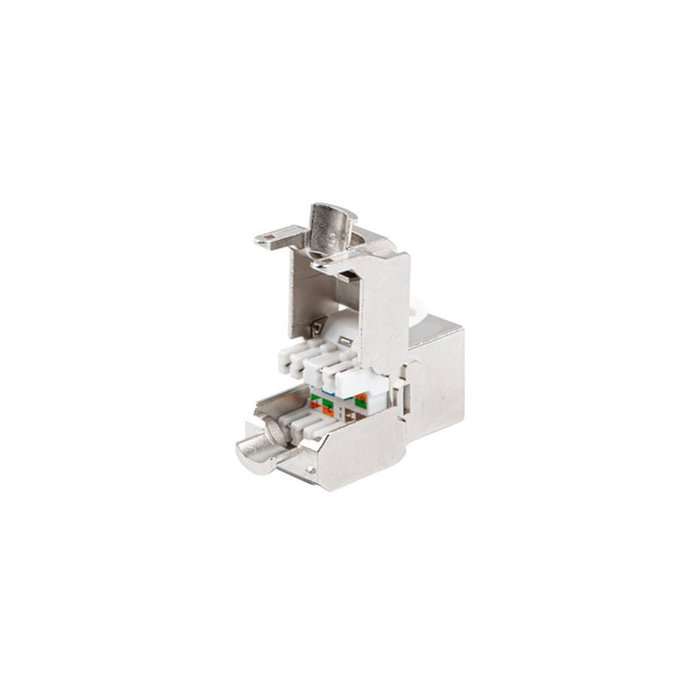Lanberg KSF7-2000 Módulo Keystone Cat.7 FTP RJ45 Acero Inoxidable
