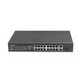 LANBERG RSFE-16P-2C-150 Switch 18 Puertos PoE+ 150W 1U Negro