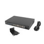 LANBERG RSFE-16P-2C-150 Switch 18 Puertos PoE+ 150W 1U Negro