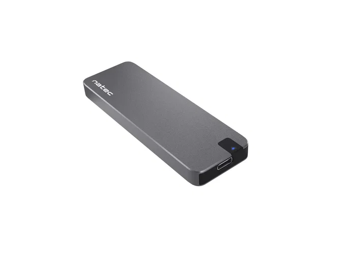 NATEC Rhino M.2 NVME Caja externa para SSD de aluminio, Negro