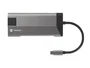 Natec Fowler Plus Hub USB-C con 3 Puertos USB 3.0, HDMI 4K, RJ45 Ethernet, Lector SD/MicroSD y Power Delivery - Negro/Gris