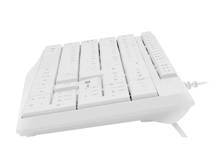 Natec NKL-1949 Teclado de Membrana QWERTY Español Blanco