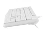 Natec NKL-1949 Teclado de Membrana QWERTY Español Blanco