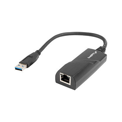 Lanberg NC-1000-01 Adaptador de red USB 3.0 a Ethernet RJ45 Gigabit Negro Lanberg NC-1000-01 Adaptador de red USB 3.0 a Ethernet RJ45 Gigabit Negro