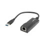 Lanberg NC-1000-01 Adaptador de red USB 3.0 a Ethernet RJ45 Gigabit Negro
