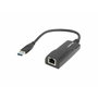 Lanberg NC-1000-01 Adaptador de red USB 3.0 a Ethernet RJ45 Gigabit Negro
