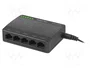 Lanberg DSP1-1005 Switch 5 puertos Gigabit Ethernet no administrado