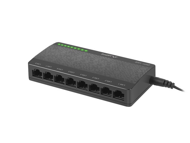 Lanberg DSP1-1008 Switch 8 Puertos Gigabit Ethernet No Administrado