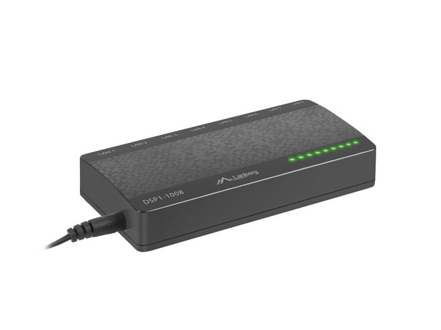 Lanberg DSP1-1008 Switch 8 Puertos Gigabit Ethernet No Administrado