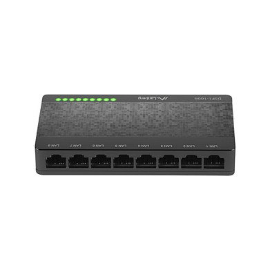 LANBERG DSP1-1008 Switch de 8 Puertos Gigabit Ethernet No Administrado
