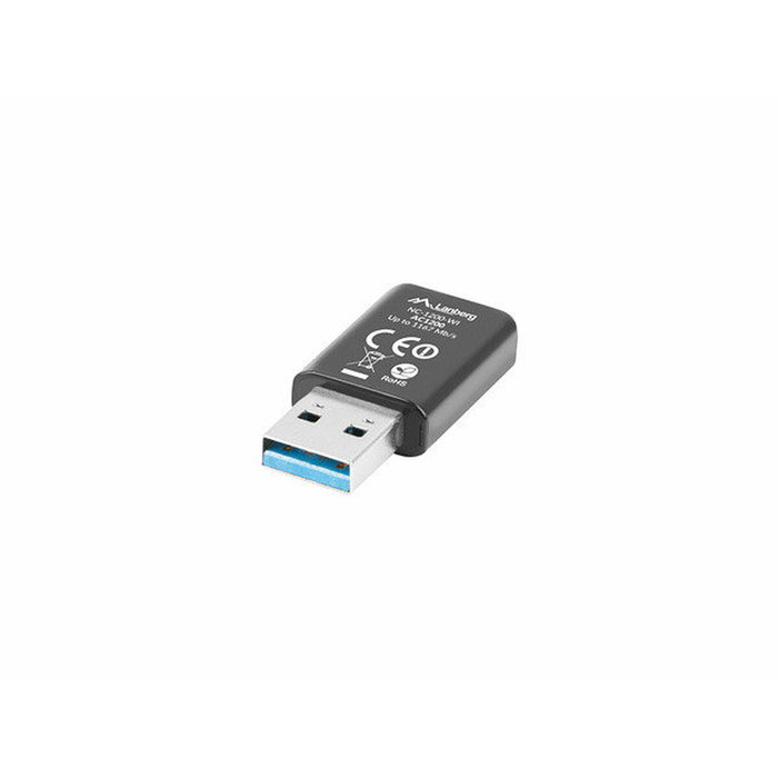 LANBERG NC-1200-WI Adaptador de red WLAN USB 5000 Mbit/s