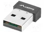 Lanberg NC-0150-WI Adaptador de red inalámbrica USB 150 Mbit/s