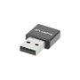 Lanberg NC-0300-WI Adaptador de red inalámbrico USB N300 negro