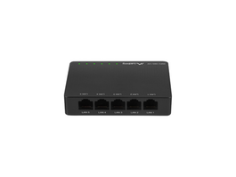Lanberg DSP2-1005-12V Switch No Administrado Gigabit Ethernet (10/100/1000) Negro 5 Puertos