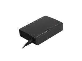 Lanberg DSP2-1005-12V Switch 5 Puertos Gigabit Ethernet Negro