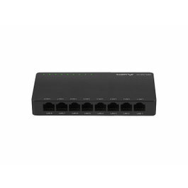 LANBERG DSP2-1008-12V Switch No Administrado 8 Puertos Gigabit Ethernet 12V Negro