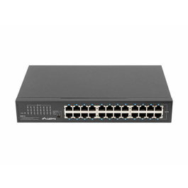 Lanberg RSGE-24 Switch 24 Puertos Gigabit Ethernet 1U Negro