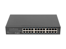 Lanberg RSGE-24 Switch 24 Puertos Gigabit Ethernet 1U Negro