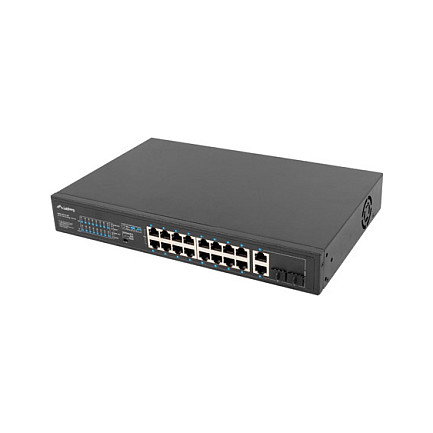 LANBERG RSFE-16P-2C-250 Switch No Administrado 18 Puertos Gigabit 250W PoE+