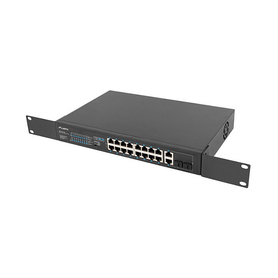 LANBERG RSFE-16P-2C-250 Switch No Administrado 18 Puertos Gigabit 250W PoE+