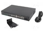 LANBERG RSFE-16P-2C-250 Switch No Administrado 18 Puertos Gigabit Ethernet, 16 PoE+, 250W, 1U Negro