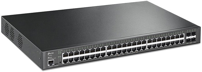 TP-Link Omada SG3452XP Switch Gestionado L2+ con 48 Puertos PoE+ y 4 SFP+ de 10G