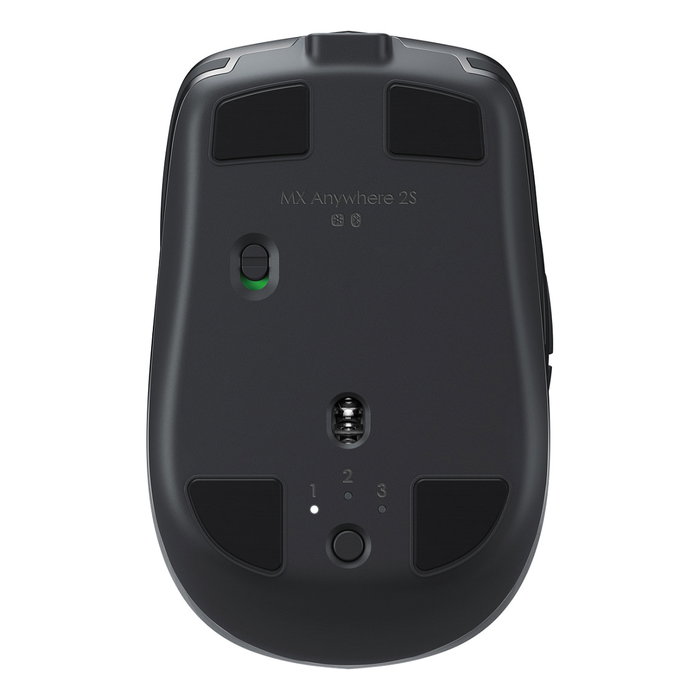 Logitech MX Anywhere 2S Ratón Inalámbrico y Bluetooth, 4000 DPI, Grafito