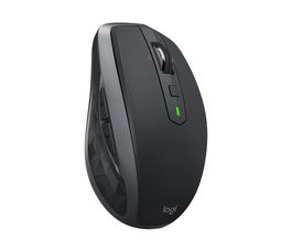 Logitech Ratón Inalámbrico MX Anywhere 2S, RF Wireless + Bluetooth, Sensor Darkfield, Grafito, Diseño Compacto Móvil