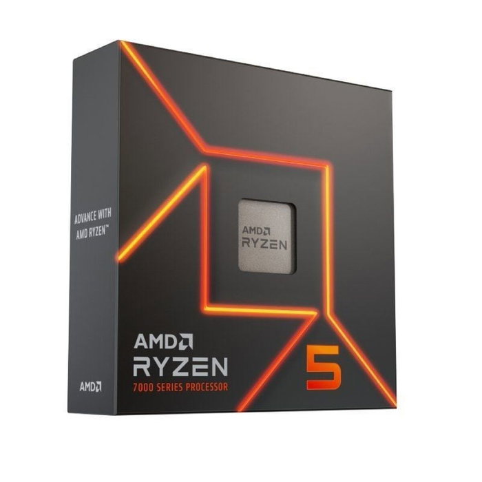 AMD Ryzen 5 7600X Procesador AM5 4,7 GHz 32 MB L3 Caja