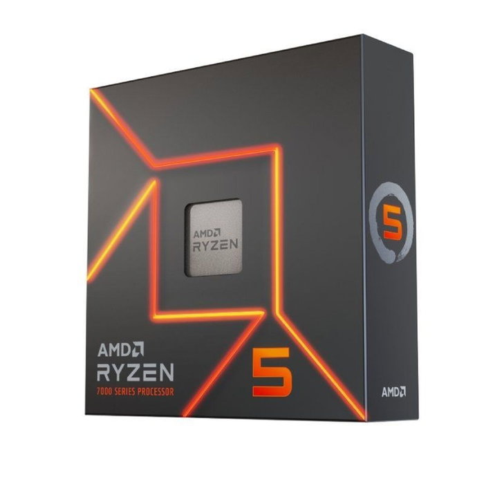 AMD Ryzen 5 7600X Procesador AM5 4,7 GHz 32 MB L3 Caja