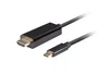 Lanberg Cable USB-C a HDMI 1,8 m 4K 60Hz Negro