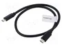Lanberg Cable USB-C a USB-C 3.2 Gen 2 0,5 m Negro