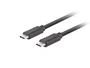 Lanberg Cable USB C a USB C 3.2 Gen 2 0,5m Negro