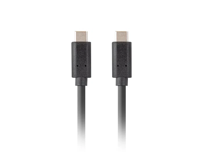 Lanberg Cable USB C a USB C 3.2 Gen 2 0,5m Negro