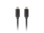 Lanberg Cable USB C a USB C 3.2 Gen 2 0,5m Negro