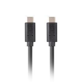 Lanberg CA-CMCM-32CU-0010-BK Cable USB C a USB C, 1 m, USB 3.2 Gen 2 (3.1 Gen 2), Negro