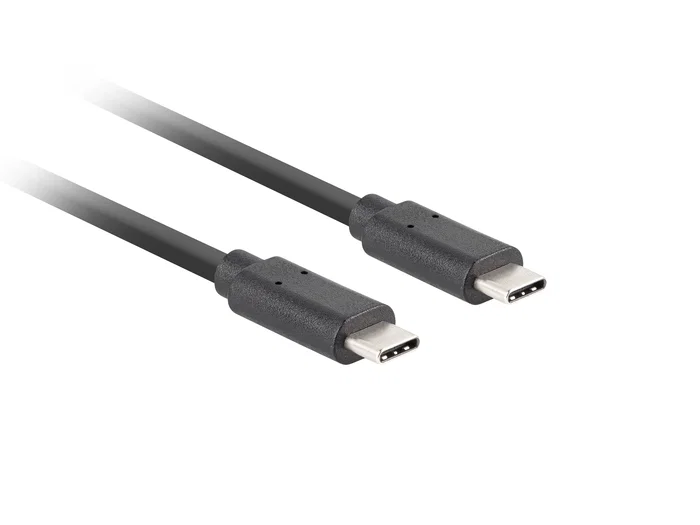 Lanberg Cable USB-C CA-CMCM-32CU-0010-BK 1 m USB 3.2 Gen 2 (3.1 Gen 2) Macho a Macho Negro - PD 100W Lanberg Cable USB-C CA-CMCM-32CU-0010-BK 1 m USB 3.2 Gen 2 (3.1 Gen 2) Macho a Macho Negro - PD 100W