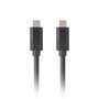 Lanberg CA-CMCM-32CU-0018-BK - Cable USB Tipo C Doble USB-C 1.8 m, Negro, USB 3.2 Gen 2 (3.1 Gen 2)