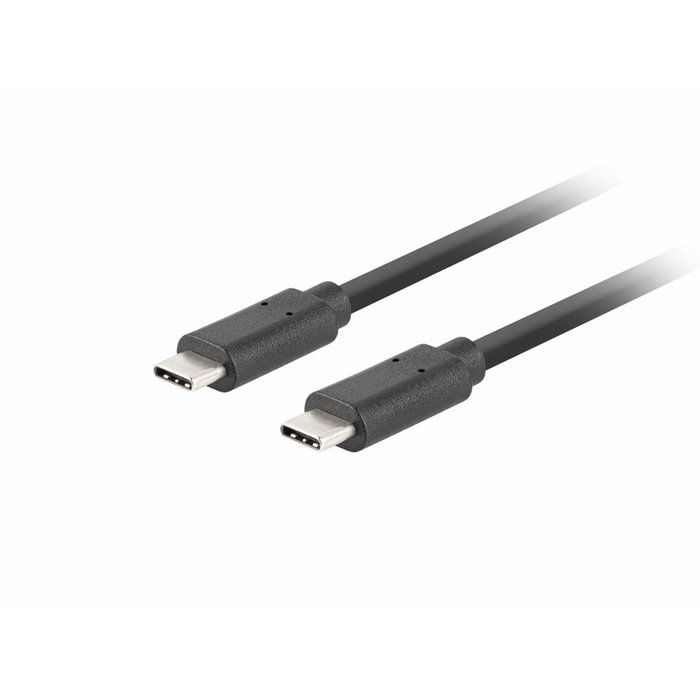 Lanberg Cable USB C a USB C 3.2 Gen 2 Negro 1,8 m