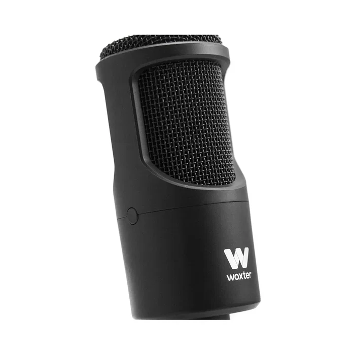 Woxter Mic Studio 50 Micrófono de estudio Negro con Trípode Woxter Mic Studio 50 Micrófono de estudio Negro con Trípode