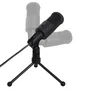 Woxter Mic Studio 50 Micrófono de estudio Negro con Trípode