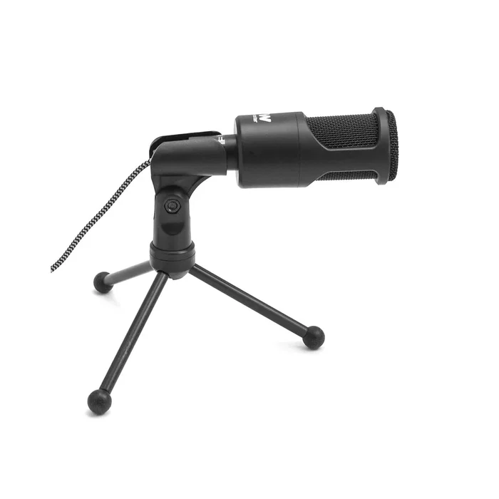 Woxter Mic Studio 50 Micrófono de estudio Negro con Trípode Woxter Mic Studio 50 Micrófono de estudio Negro con Trípode