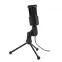 Woxter Mic Studio 50 Micrófono de estudio Negro con Trípode